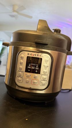 Instant Pot IP-DUO60, 6cuartos/1000W - Olla a presión multifunción 7 en 1, Acero inoxidable y negro multicooker, 6 quart, slow cook, rice, steam, saut