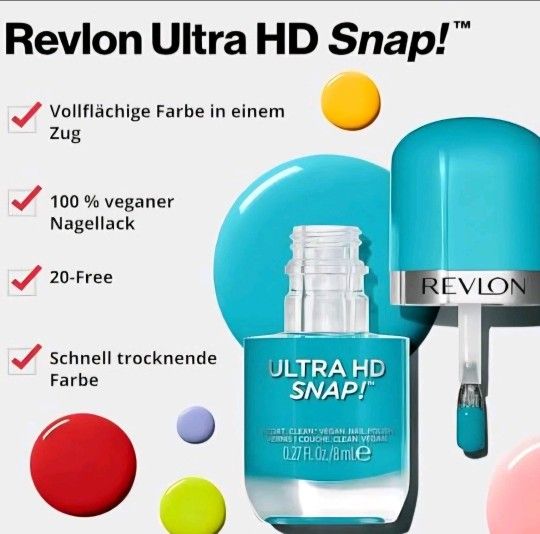 2 Pack REVLON Ultra HD Snap Nail Polish