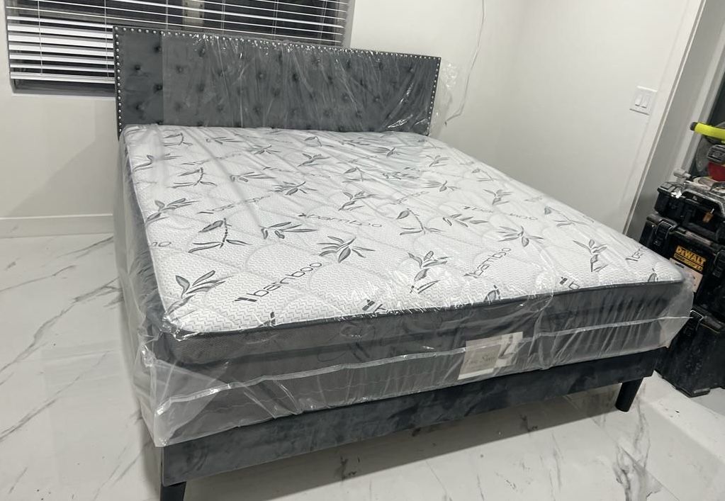 NEW MATTRESS KING SIZE PILLOW TOP WITH BOX SPRING-SET / 🚚🚚🚚