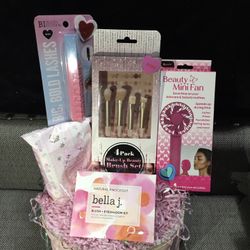 Mothers Day Makeup Bag Basket 
