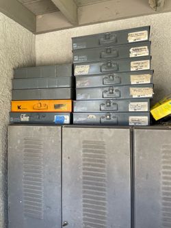 Metal parts boxes