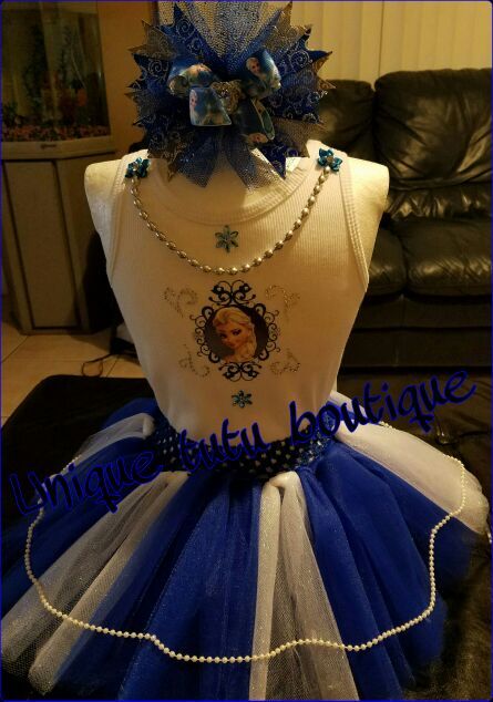 Frozen Elsa tutu set