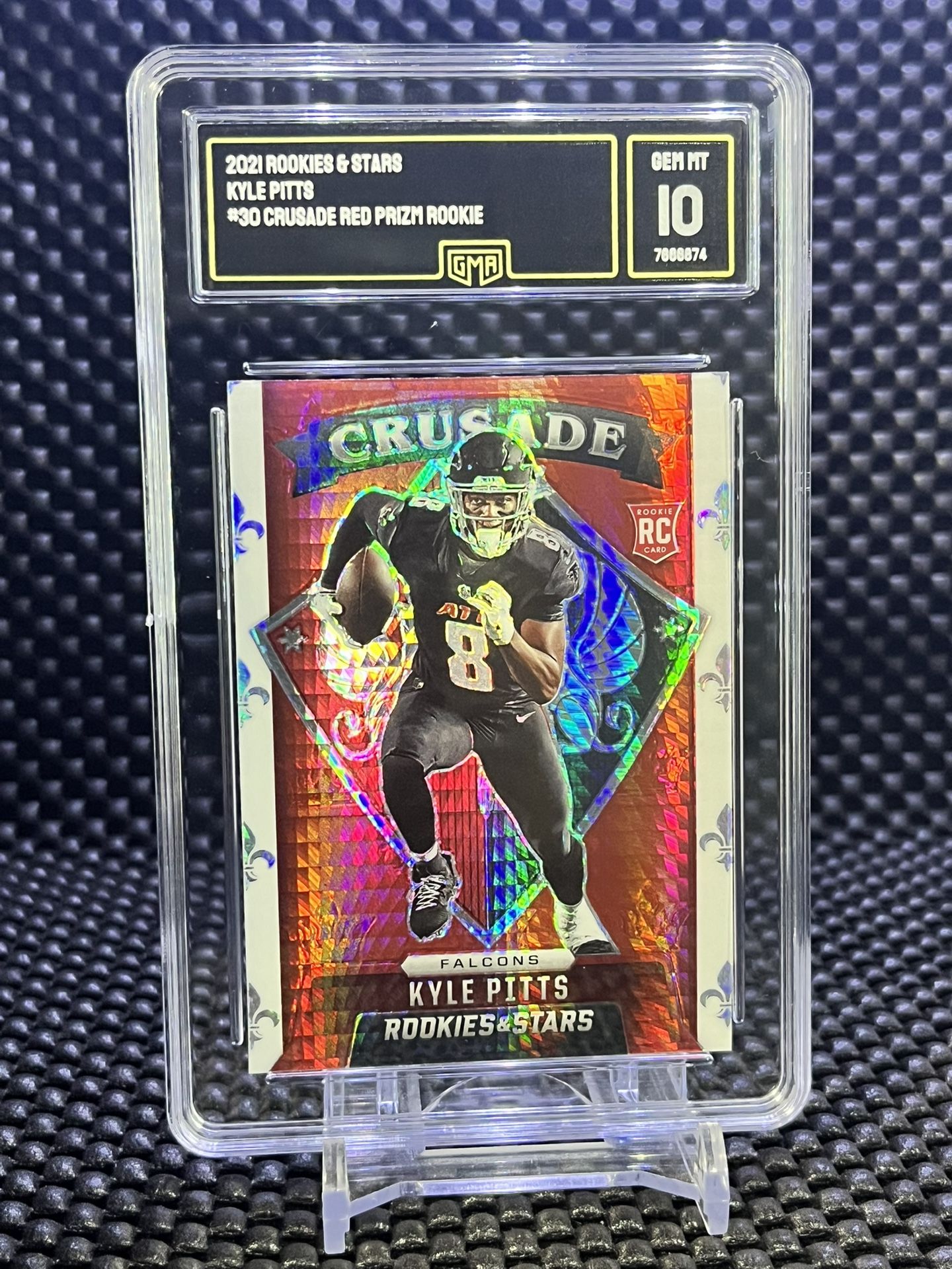 🔥 2021 Kyle Pitts ROOKIE Crusade RED Prizm! 🔥