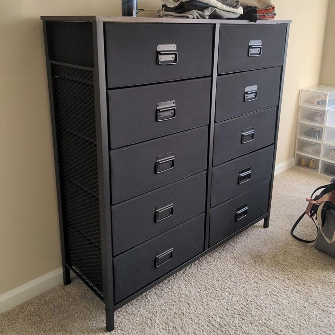 10 Drawer Dresser With Fabric Drawers