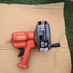 Ridgid Ez Spin Drain Cleaning snake Auger
