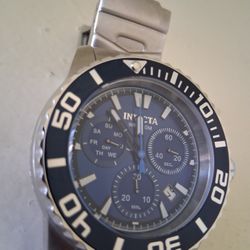 Invicta Stainless Steel Luxury Watch