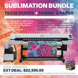 TS330 Sublimation Printer Bundle Mimaki