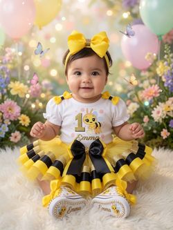 Abejita chiquitita tutu set