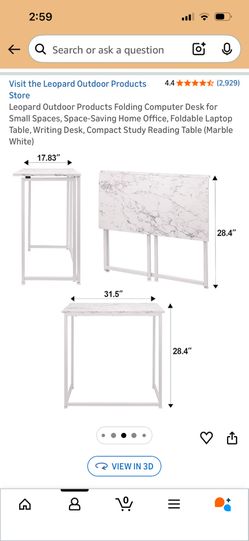 Folding Desk/ Vanity