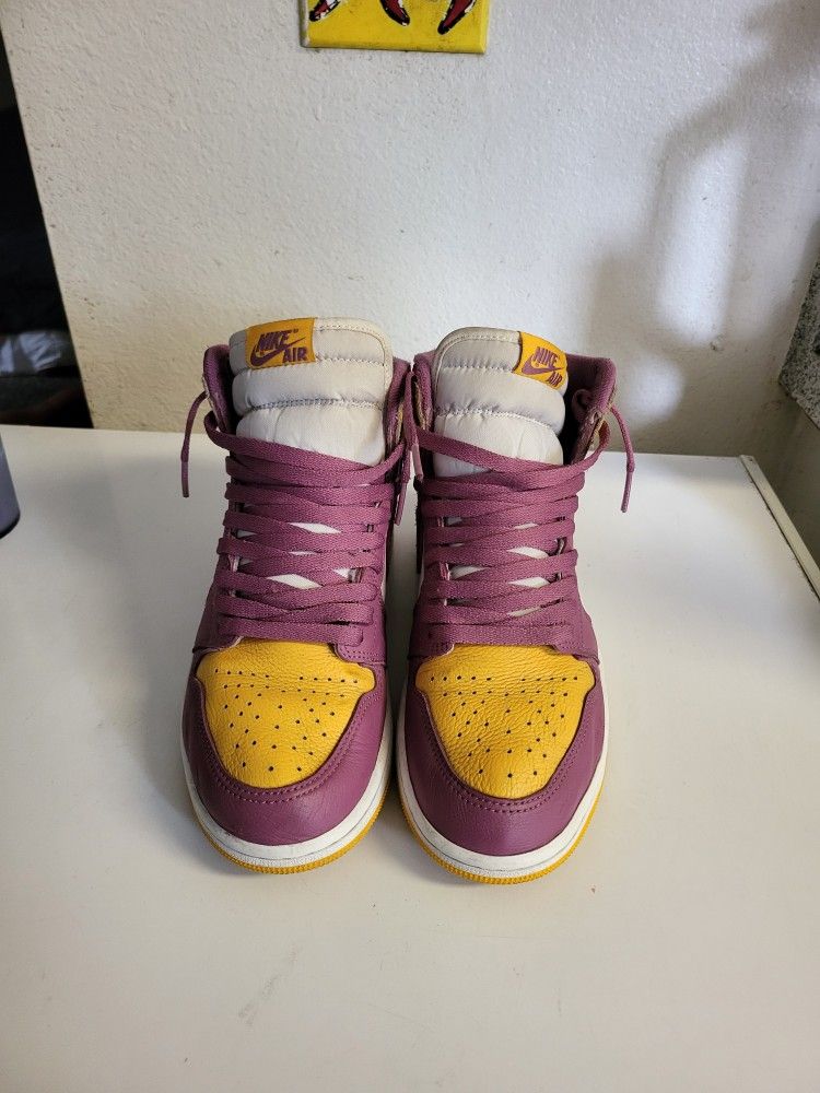 Men's Jordan Shoes 1 Retro High OG Brotherhood Size 8 $50 NO Box