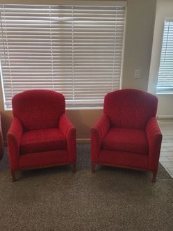 Chairs Red Great Condition