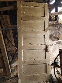 Antique solid house doors