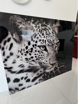 Leopard wall art
