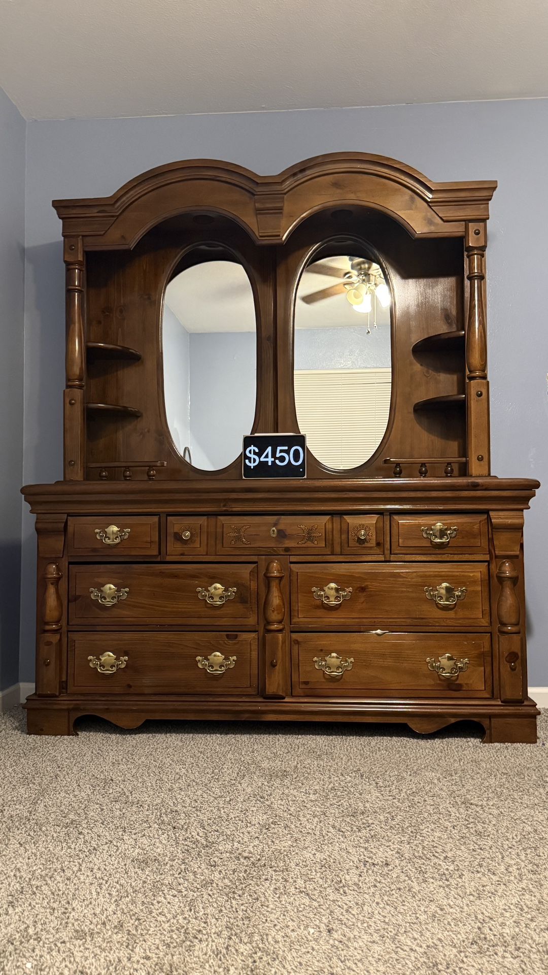 Vintage Solid Wood Bedroom Set