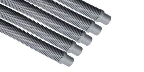 Universal Swimming Pool Cleaner Hose 48 Long Silver 5 Pack