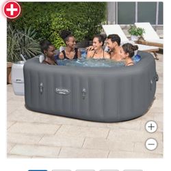 SaluSpa Coronado EnergySense Square Air Jet 4-6 Person Inflatable Spa