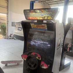 Full Size Maximum Speed Arcade Game ( 2 Games With Chairs)