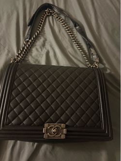 Chanel Black Caviar Leather