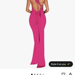 Woman Sexy Backless Bodycon Long Elegant Dress