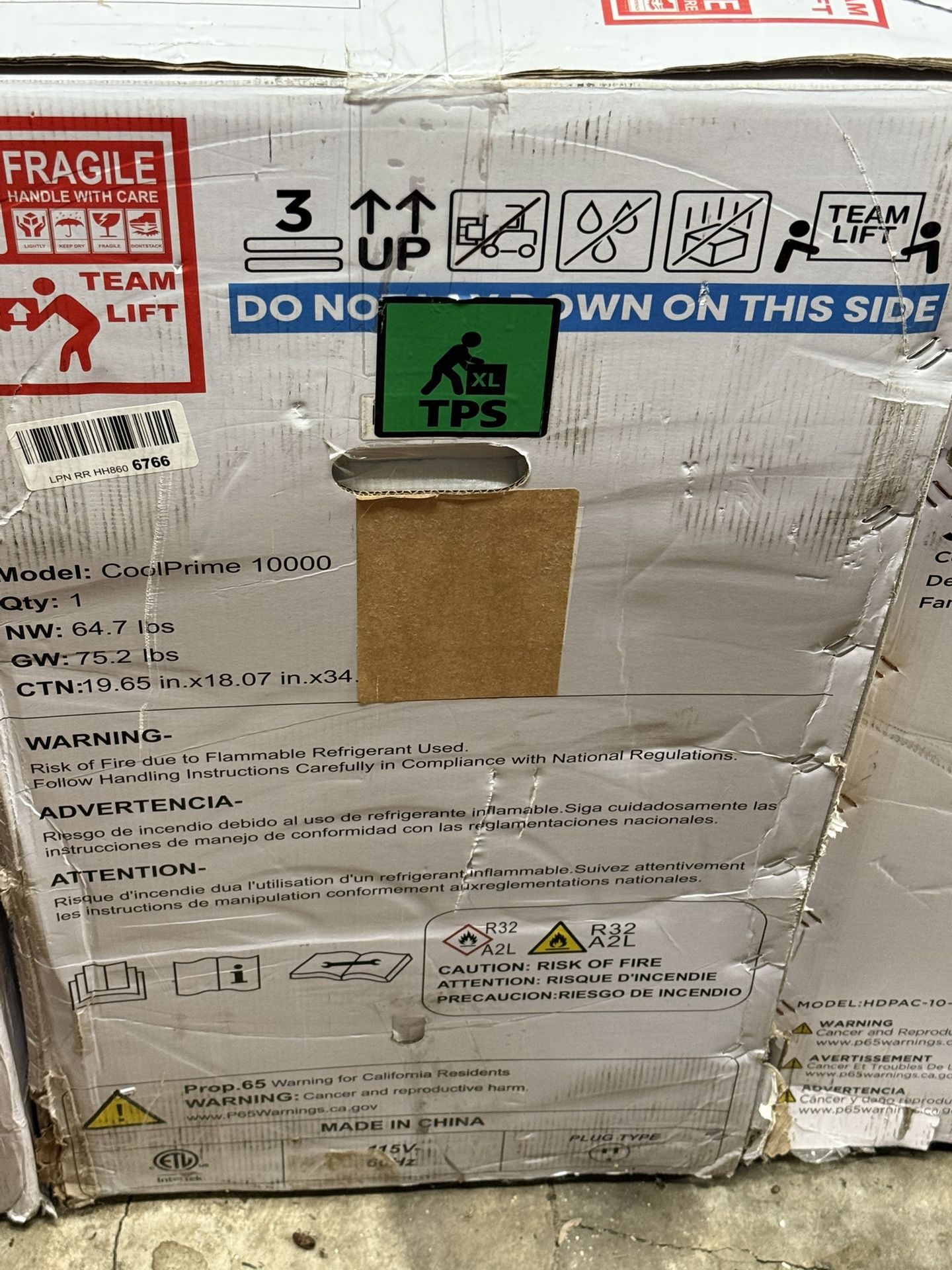 New 12000 BTU Portable Air Conditioner