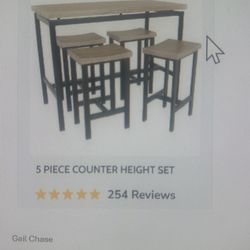 Hi Top table With 4 Stools