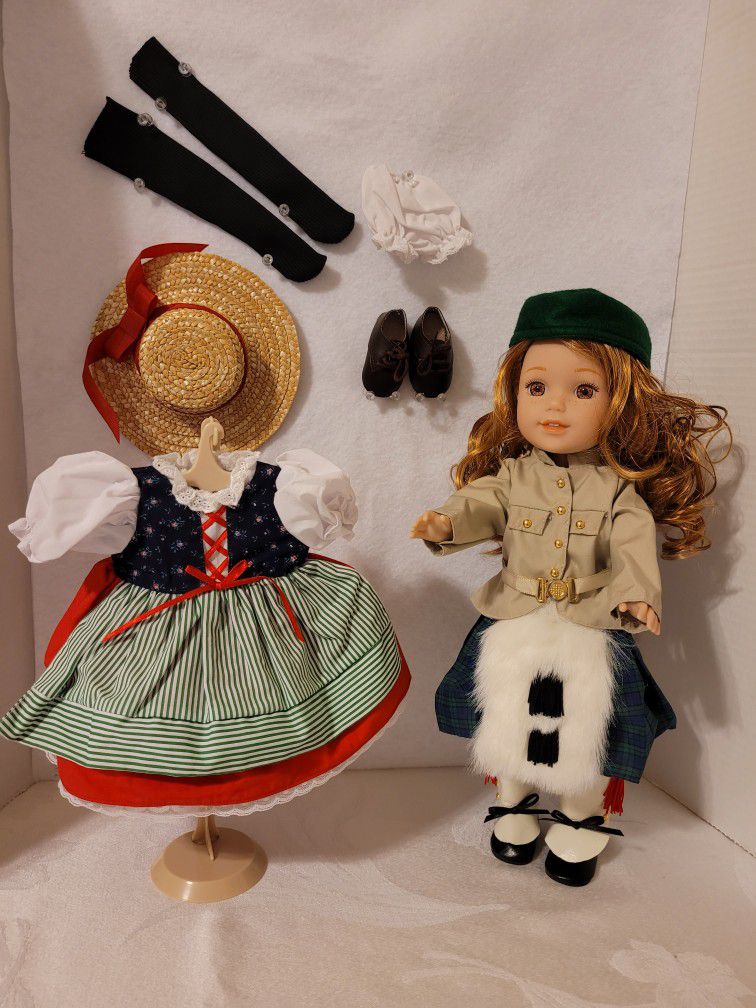 Doll Clothes Fit Willie Wishers American Girl Dolls 
