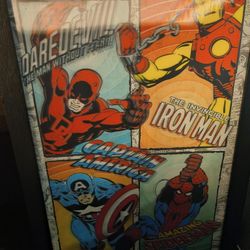 Holographic Superhero Picture