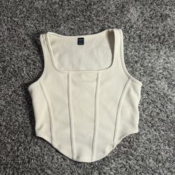 Pastel Yellow Crop Top