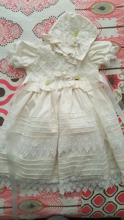 Girls baptism gown