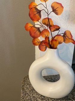 Modern White Ceramic Vase