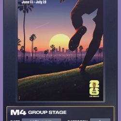 FIFA Word Cup Ticket Match 4 USA Vs Unknown. World Cup Opener