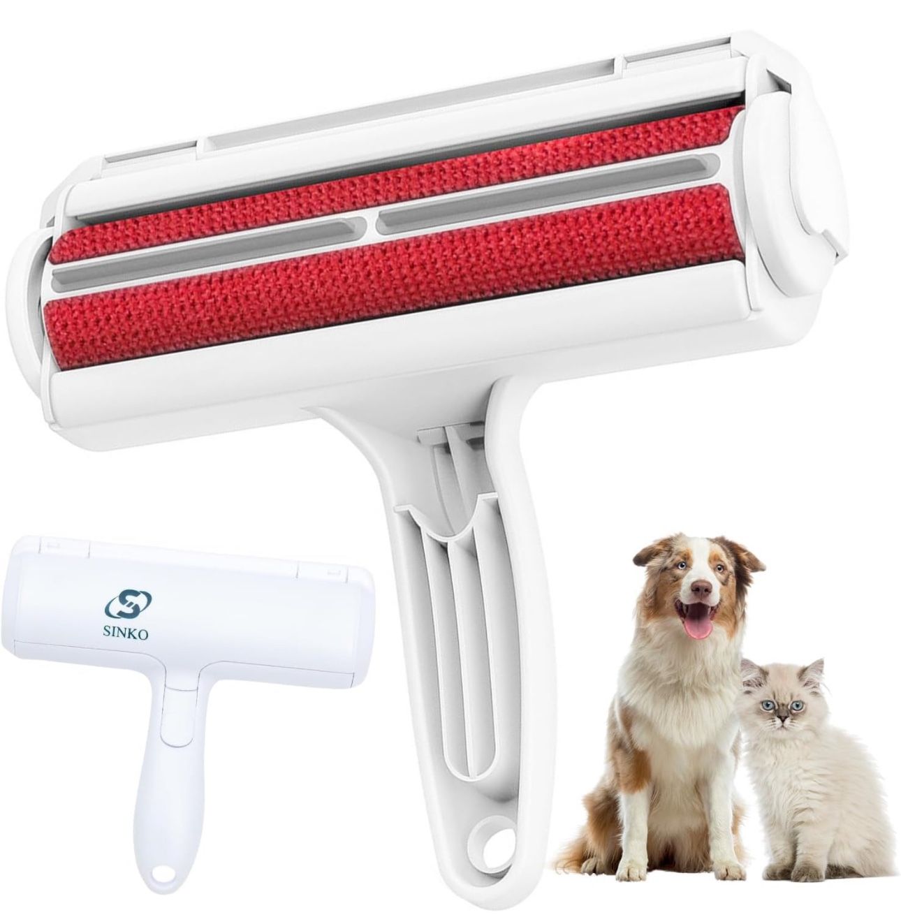 🔥 Roller Pet Hair Remover and Reusable Lint Roller for Cat and Dog