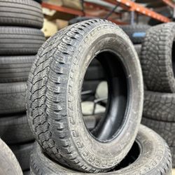  4x Bridgestone AT all terrain Tires LT275/65R20 80% Fits Ford F250 Ram 3500 Chevy gmc 