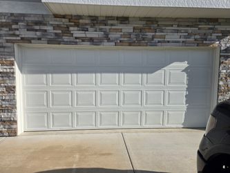 New Windsor Garage Door + LiftMaster Opener + Rails