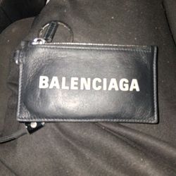 Balenciaga Coin Wallet With Ring 