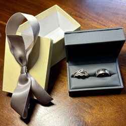 Unique Made Wedding Ring set