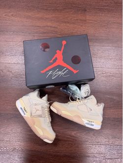 Aj4 Nike Air jordan 4 retro off white sail Size 7,7.5,8,8.5,9,9.5,10,10.5,11,12