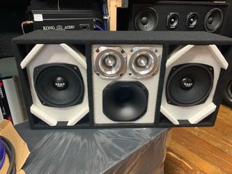 New 6.5" Midrange Highs Loud Speaker Box