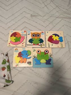 5 animal puzzles