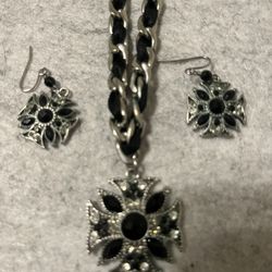 Cookie Lee Jewelry-Black Sets