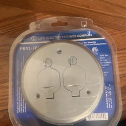 Floor Box Assembly Aluminum Cover Duplex Device