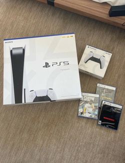 Brand New Sony Huge Disc Version Games + Controller