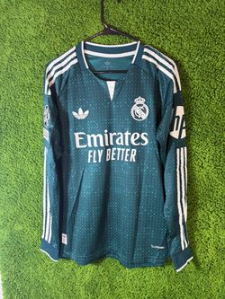 Real Madrid “Mbappe” Long sleeve away Jersey