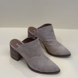 Suede Mule Booties 