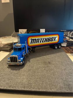 1995 Matchbox Peterbilt Blue Tractor Trailer Tribute Limited to 3500