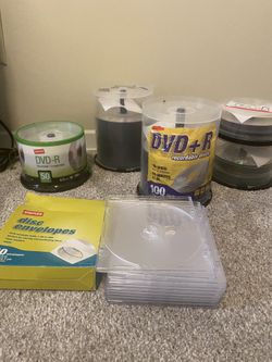 Discs DVD +R And DVD-R New In Wrapper And Singles