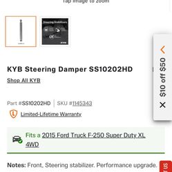 KYB Steering Damper SS10202HD 