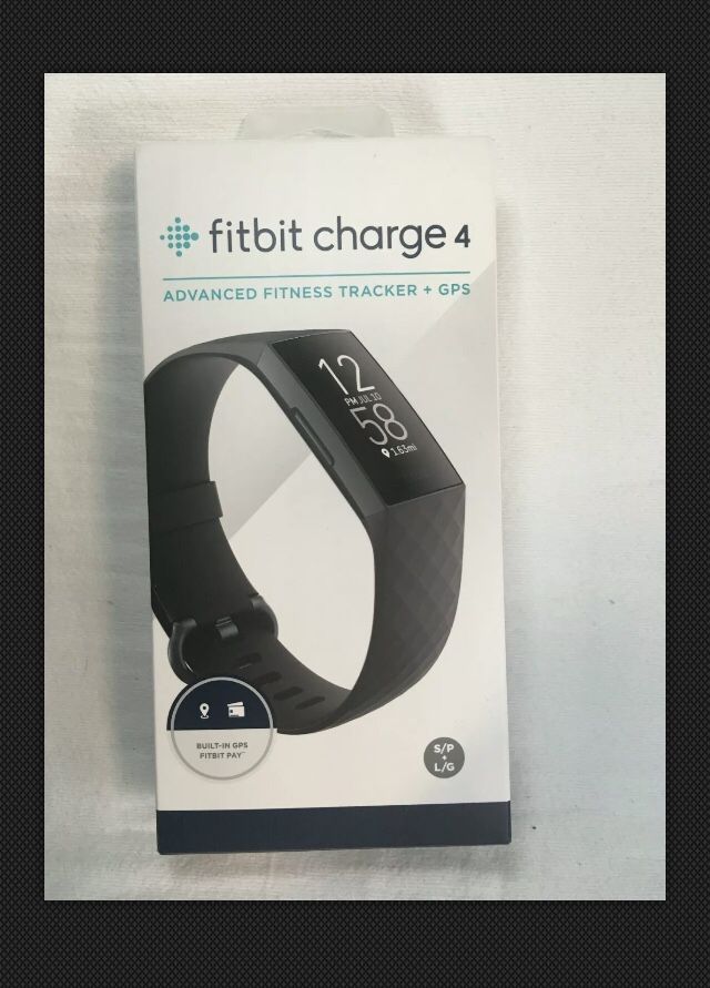 Fitbit Charge 4 Fitness and Activity Tracker Built in GPS Heart Rate - BOX ONLY!