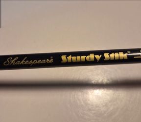 Shakespeare Sturdy Stik BWS 125, a 6-foot 6 Inches medium one-piece jigging and trolling rod suitable for both freshwater and saltwater fishing