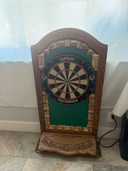 Custom made dart board 44inches tall 23inches wide